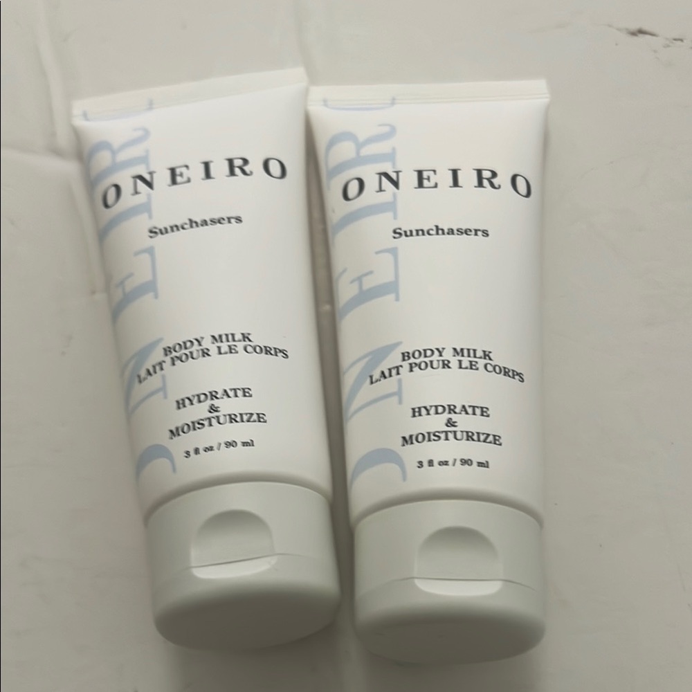 ONEIRO SUNCHASERS BODY MILK HYDRATE & MOISTURIZE 3.Fl / 90 ml SET‎ OF 2